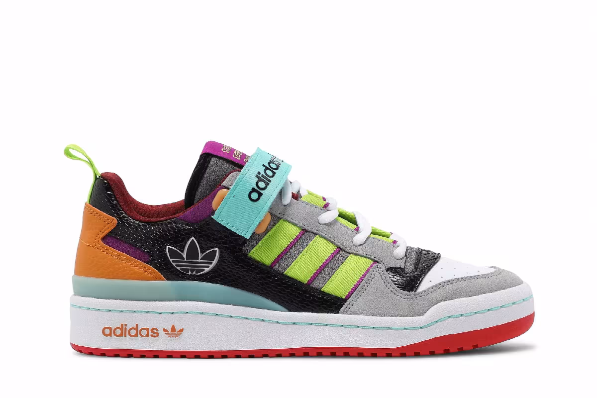 S.E.E.D. x adidas Women's Forum Low Multi, view 2