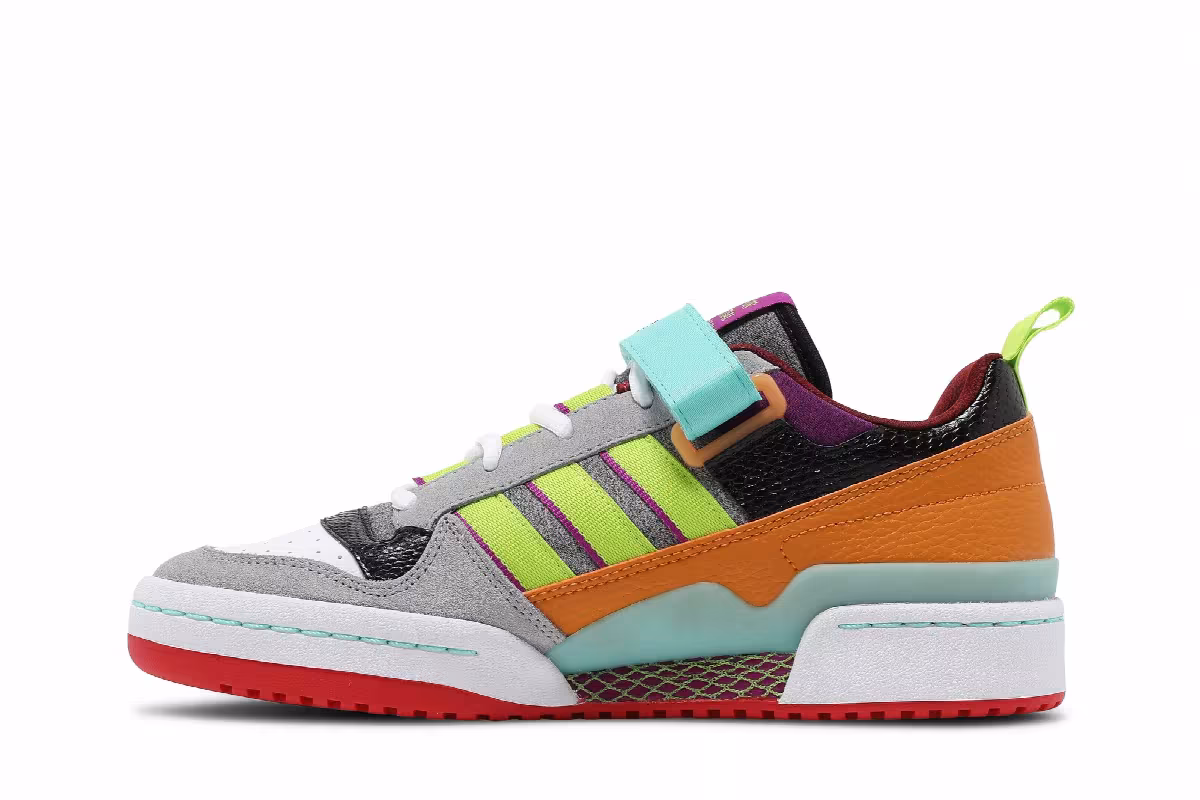 S.E.E.D. x adidas Women's Forum Low Multi, view 4