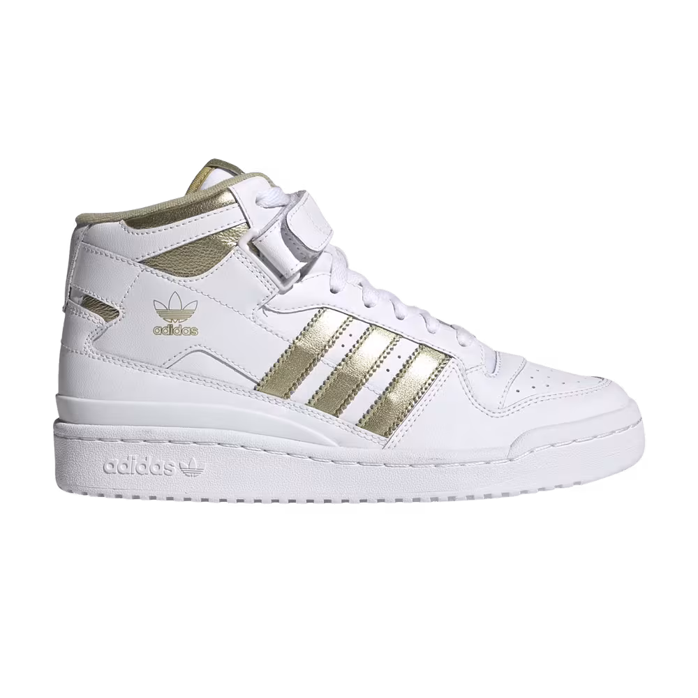 Adidas Women's Forum Mid White Matte Gold