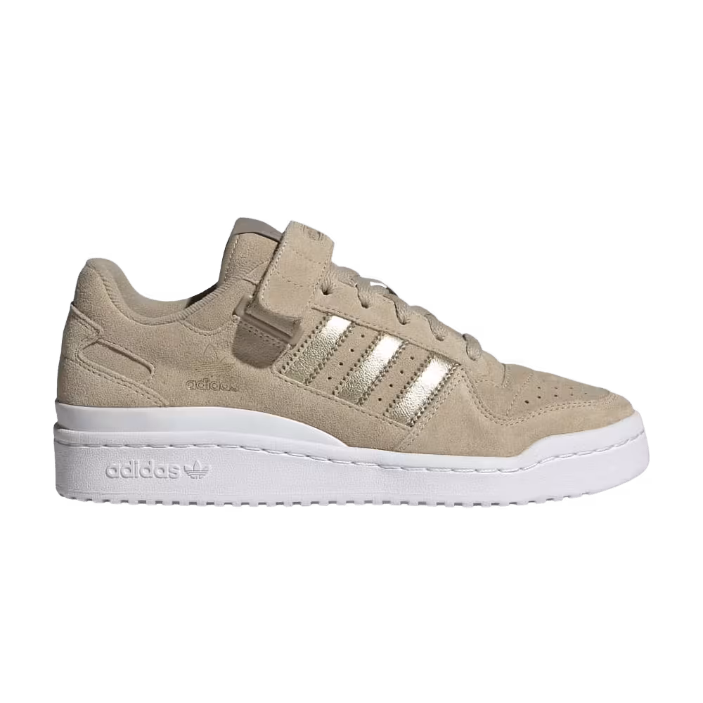 Adidas Women's Forum Low Beige Tone Matte Gold