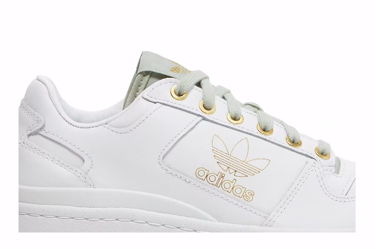 Adidas Women's Forum Bold White Matte Gold, view 3