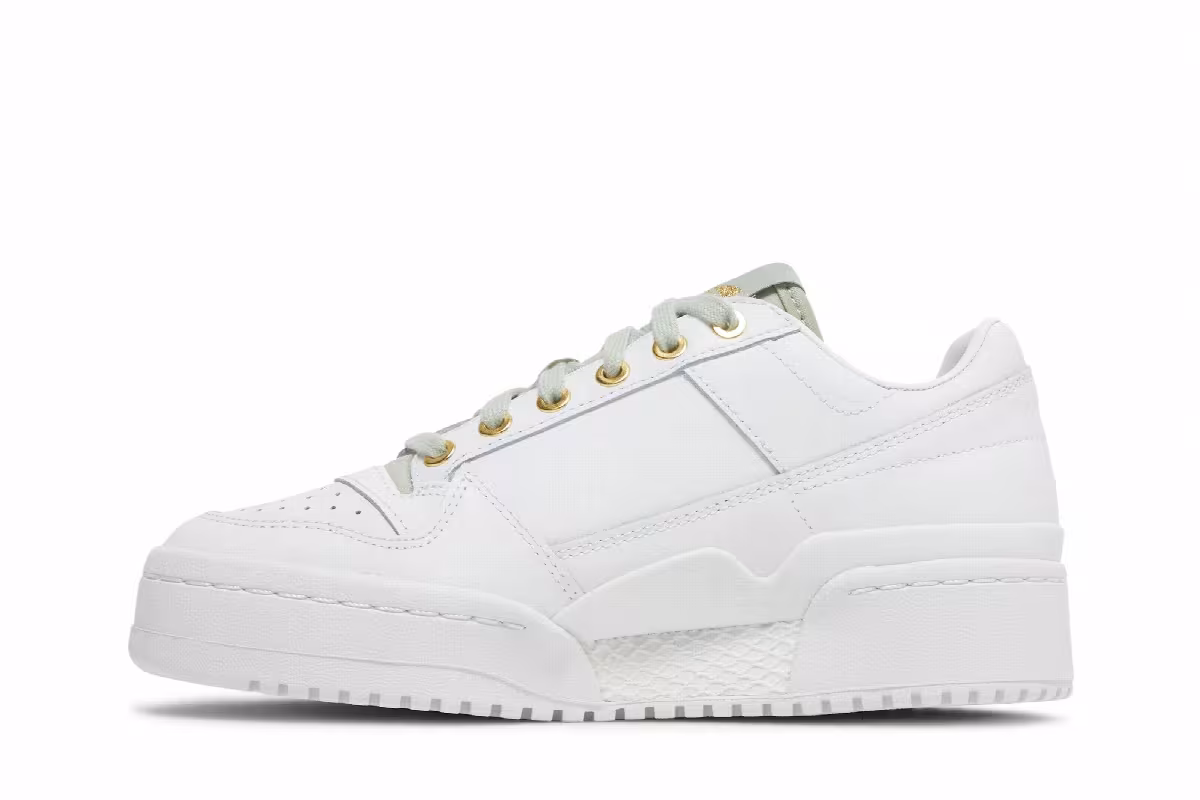 Adidas Women's Forum Bold White Matte Gold, view 4