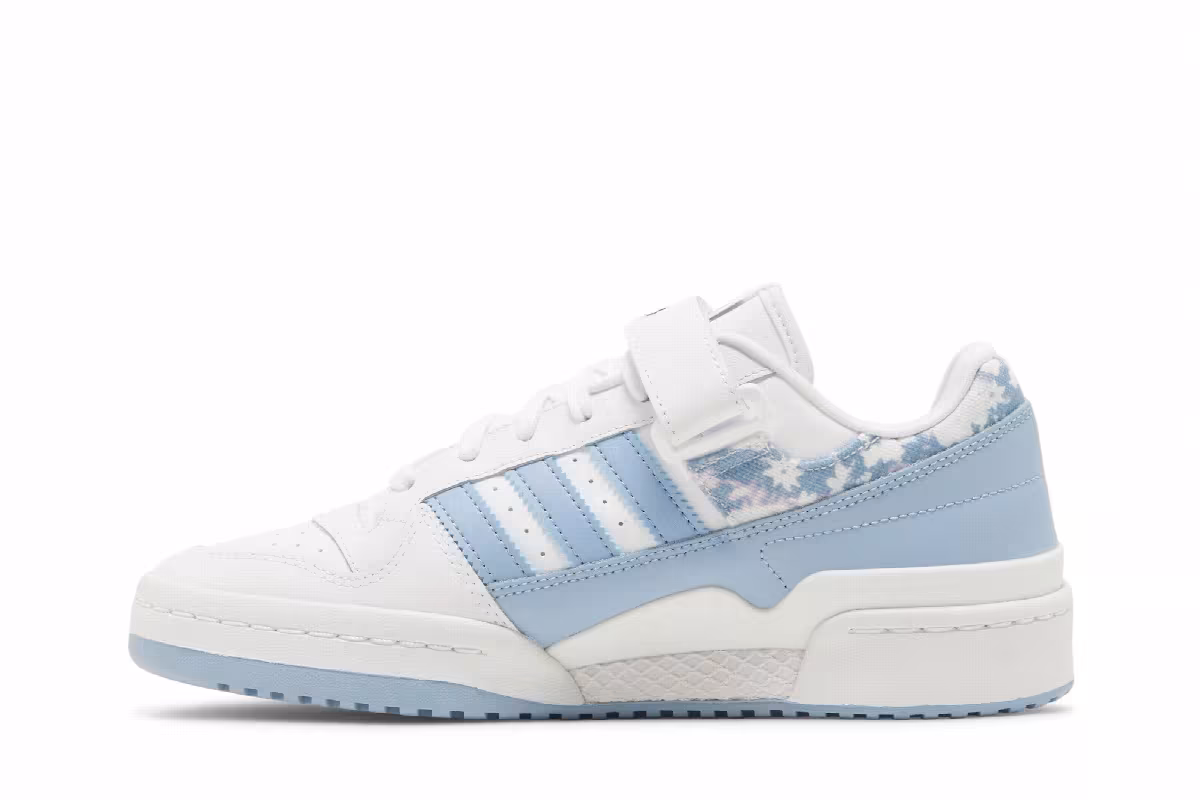 Adidas Women's Forum Low Floral - Ambient Sky, view 4