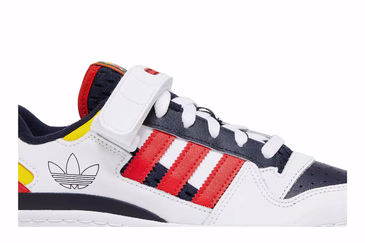 Adidas Forum Low J Legend Ink Red, view 3