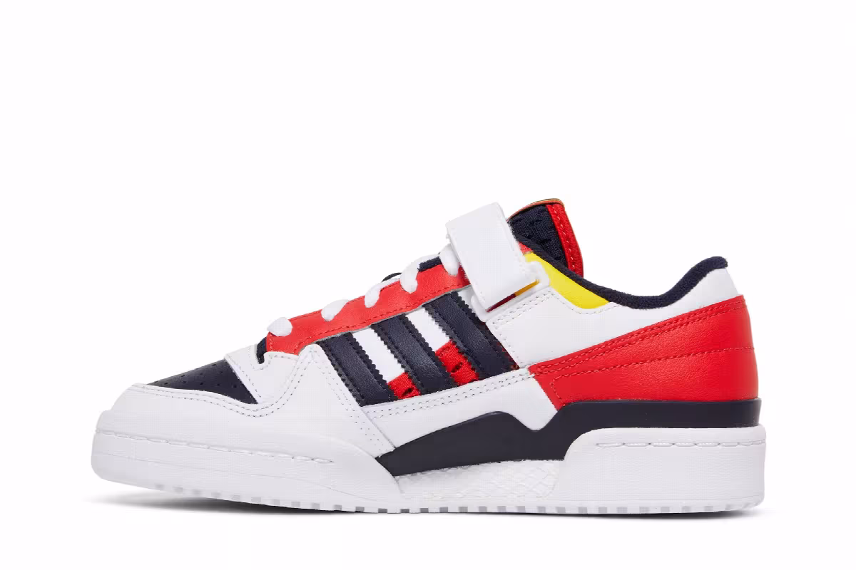 Adidas Forum Low J Legend Ink Red, view 4