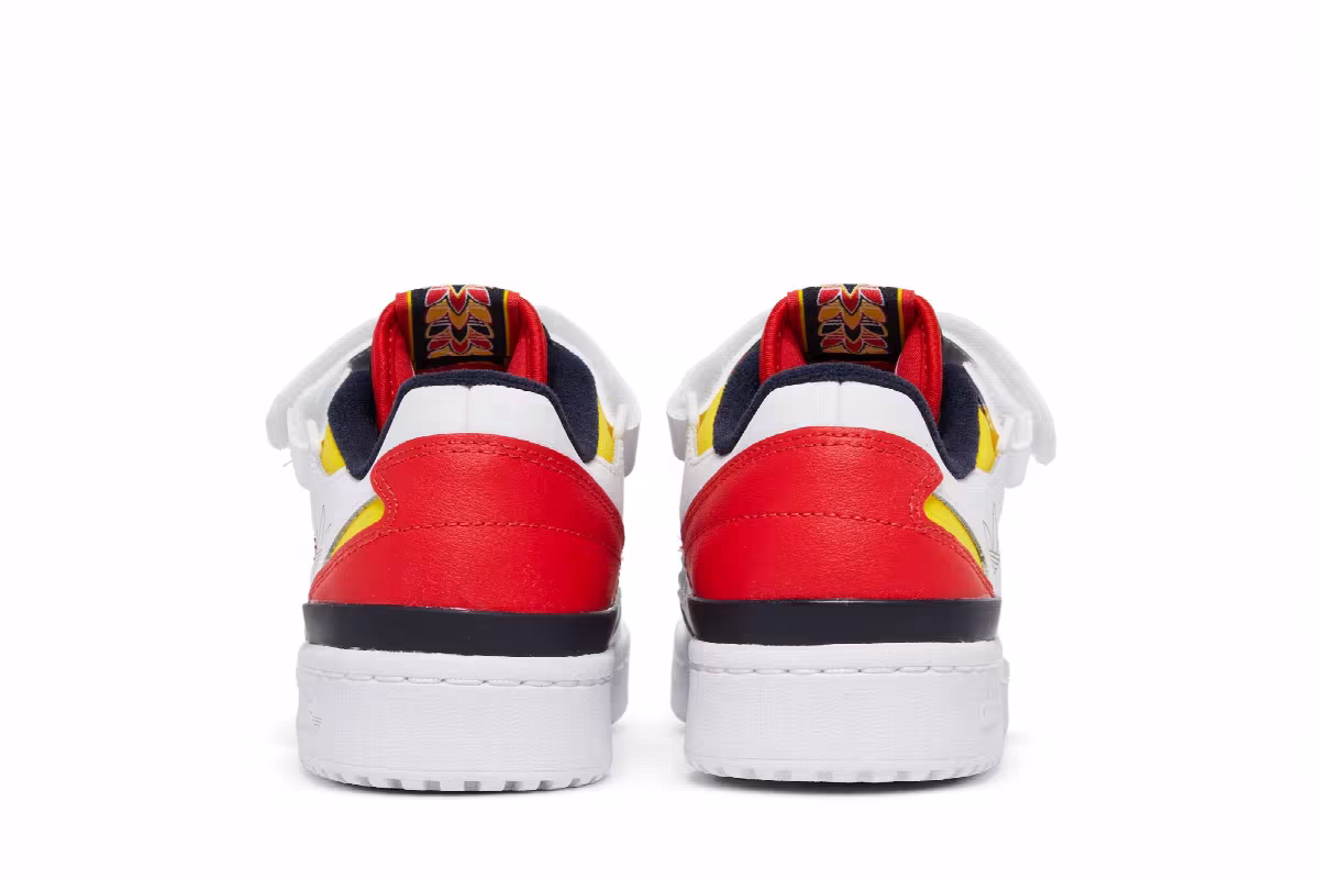 Adidas Forum Low J Legend Ink Red, view 7