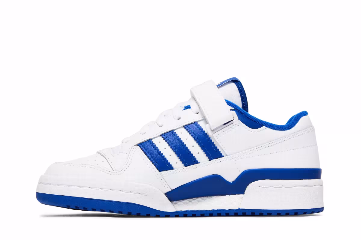 adidas Forum Low J White Royal Blue, view 4
