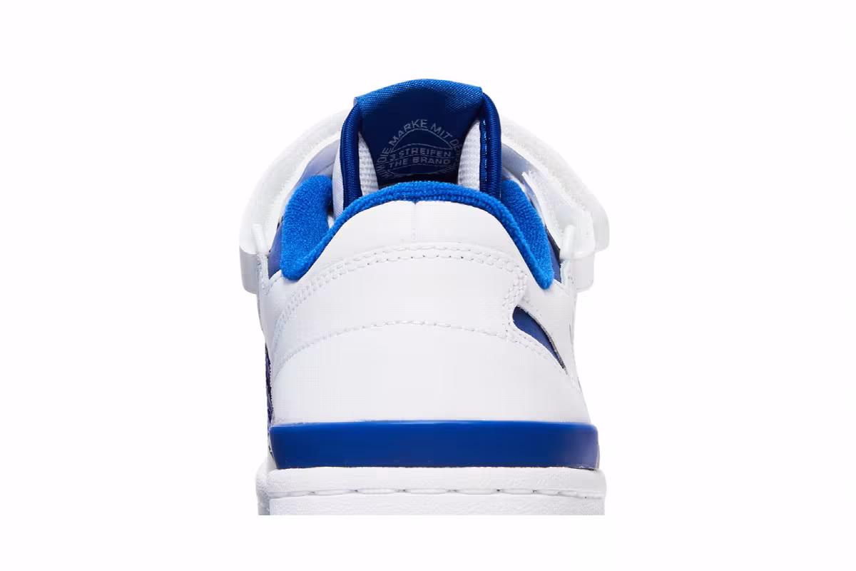 adidas Forum Low J White Royal Blue, view 8