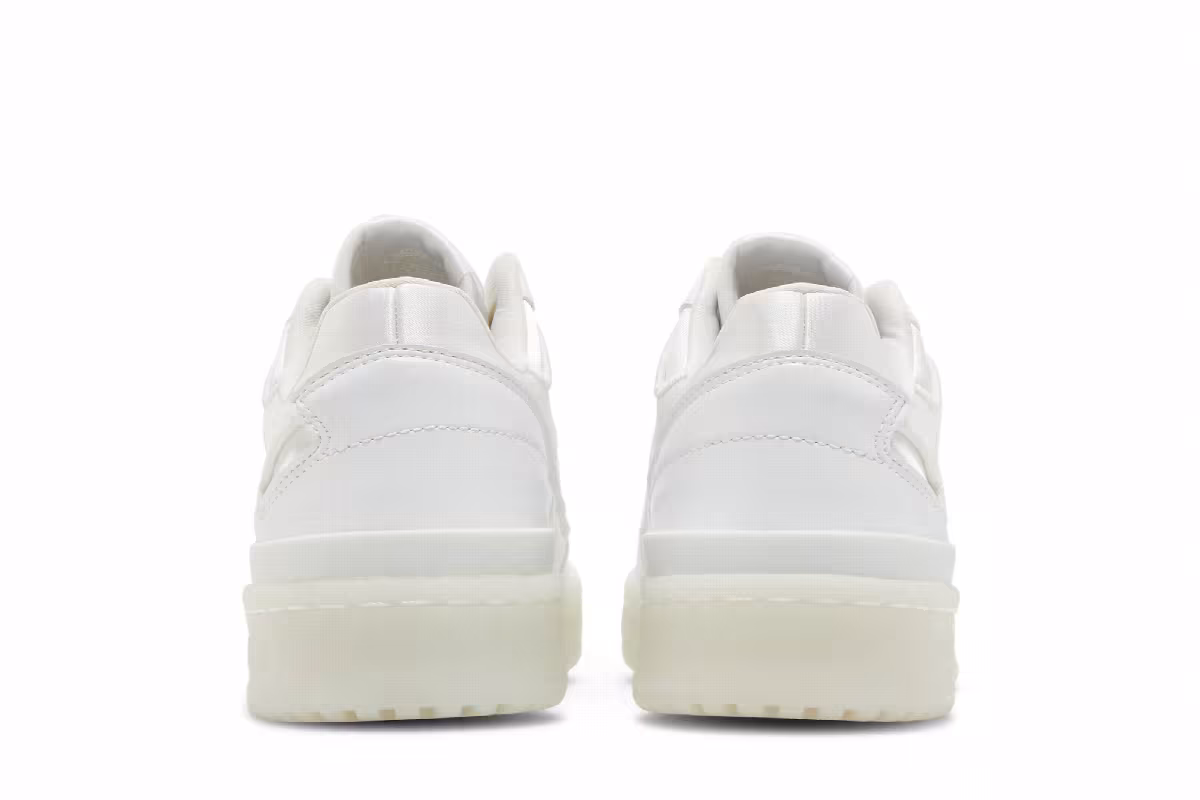 Adidas Forum Satin Low J Triple White, view 7