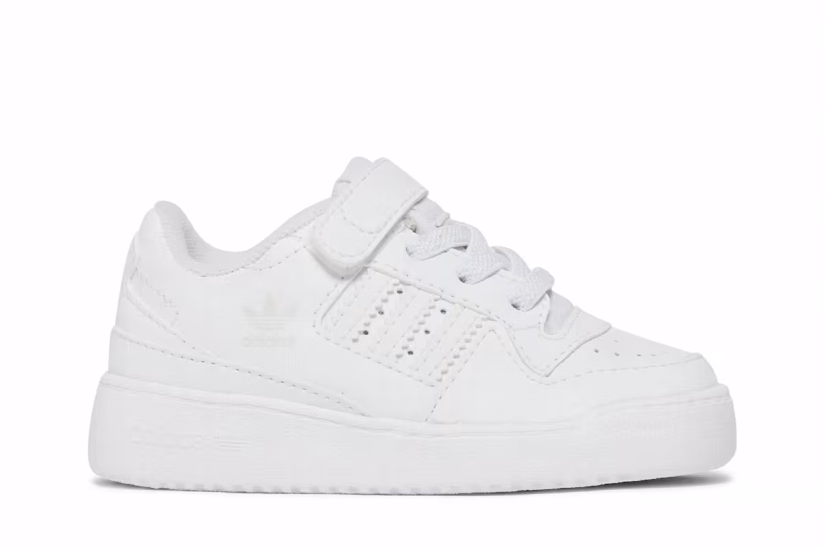 Adidas Forum Low J Triple White, view 2