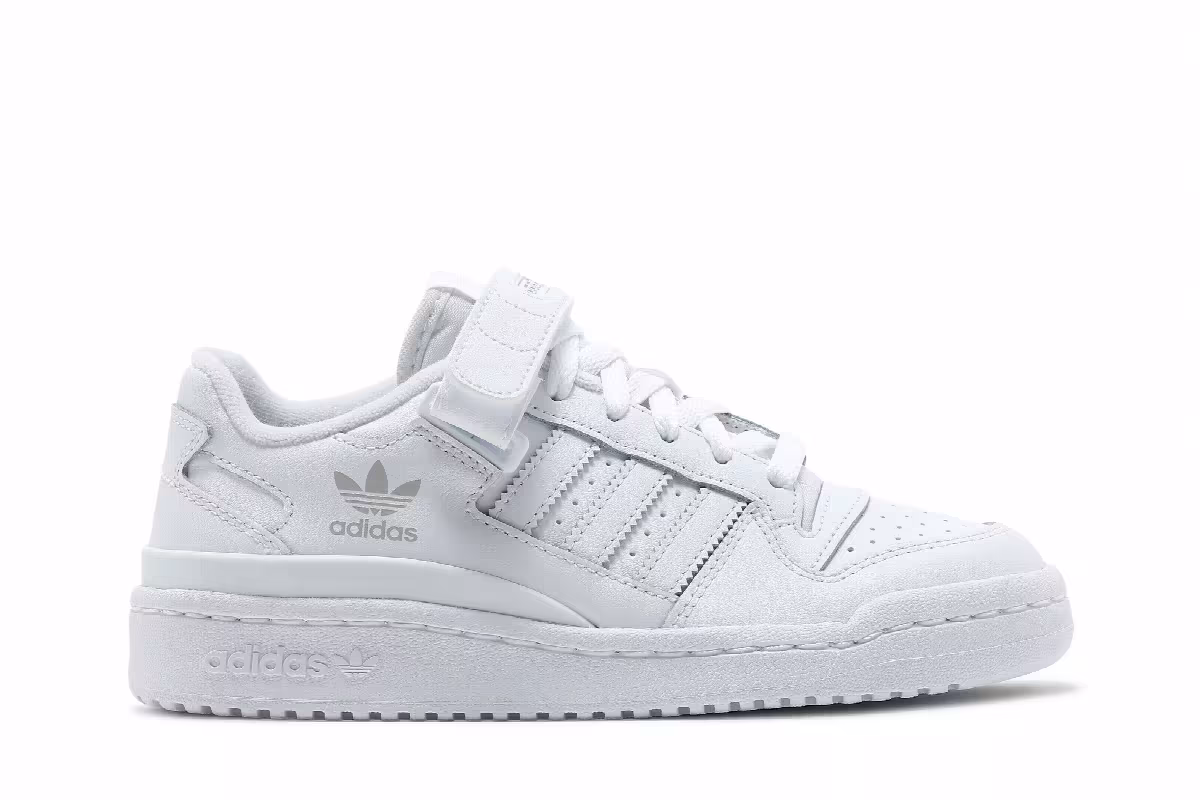 adidas Forum Low J Triple White, view 2