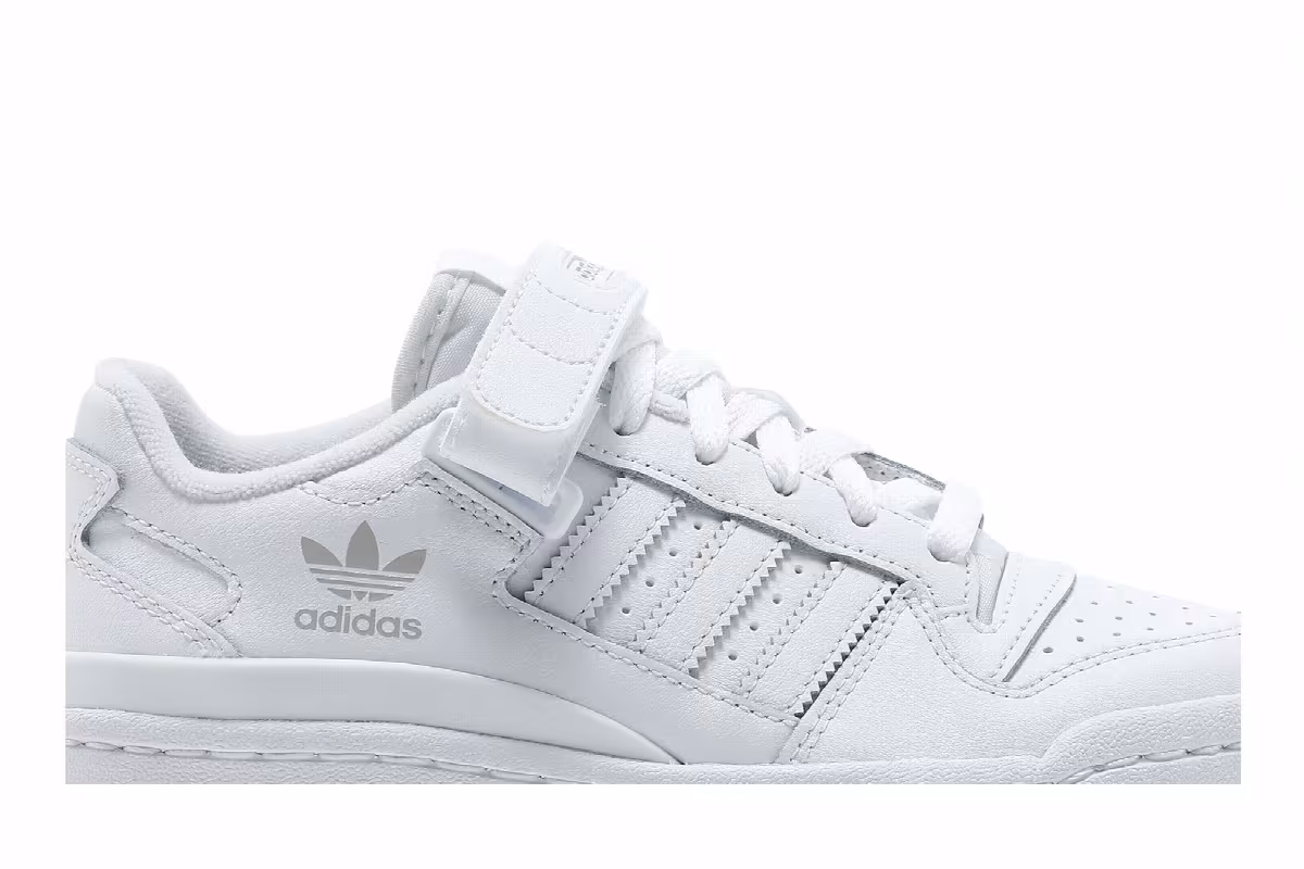 adidas Forum Low J Triple White, view 3