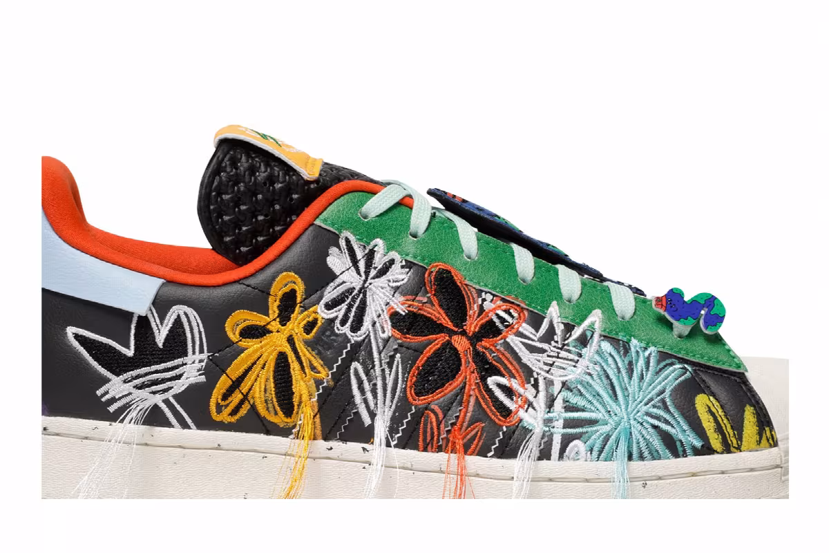 Sean Wotherspoon x adidas Superstar Super Earth - Black, view 3
