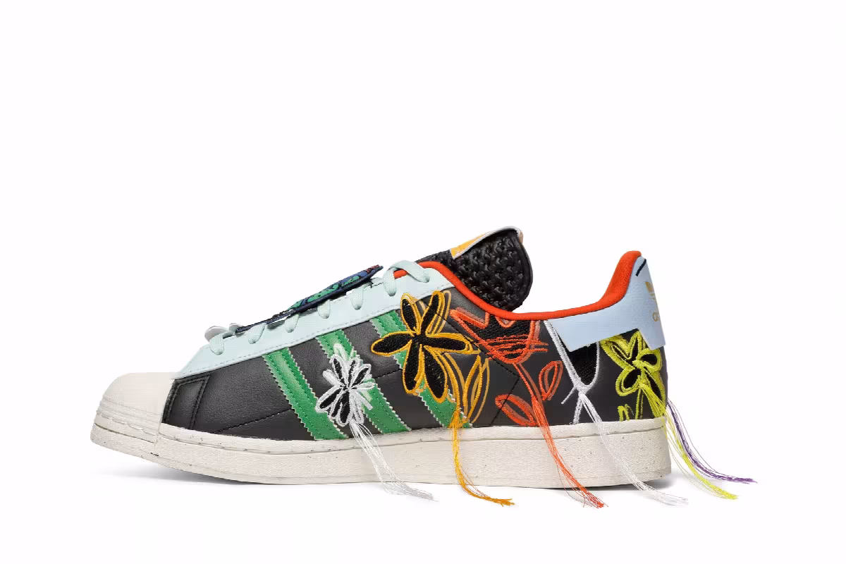 Sean Wotherspoon x adidas Superstar Super Earth - Black, view 4