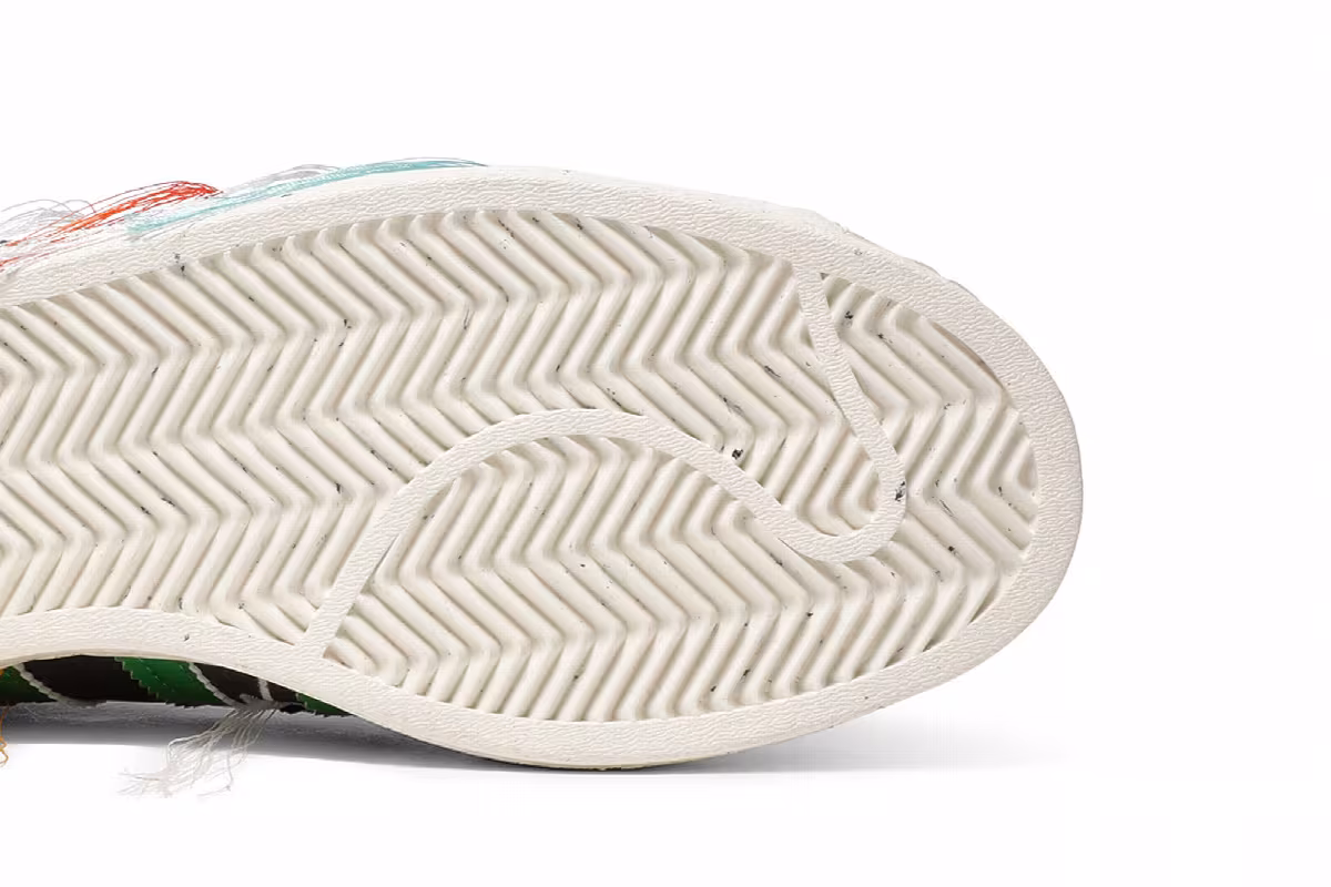 Sean Wotherspoon x adidas Superstar Super Earth - Black, view 6
