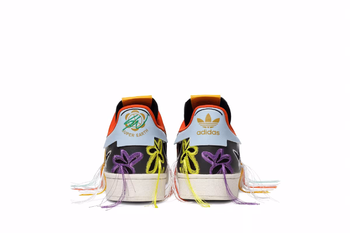Sean Wotherspoon x adidas Superstar Super Earth - Black, view 7