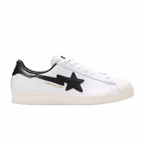 BAPE x adidas Superstar 'White Black'