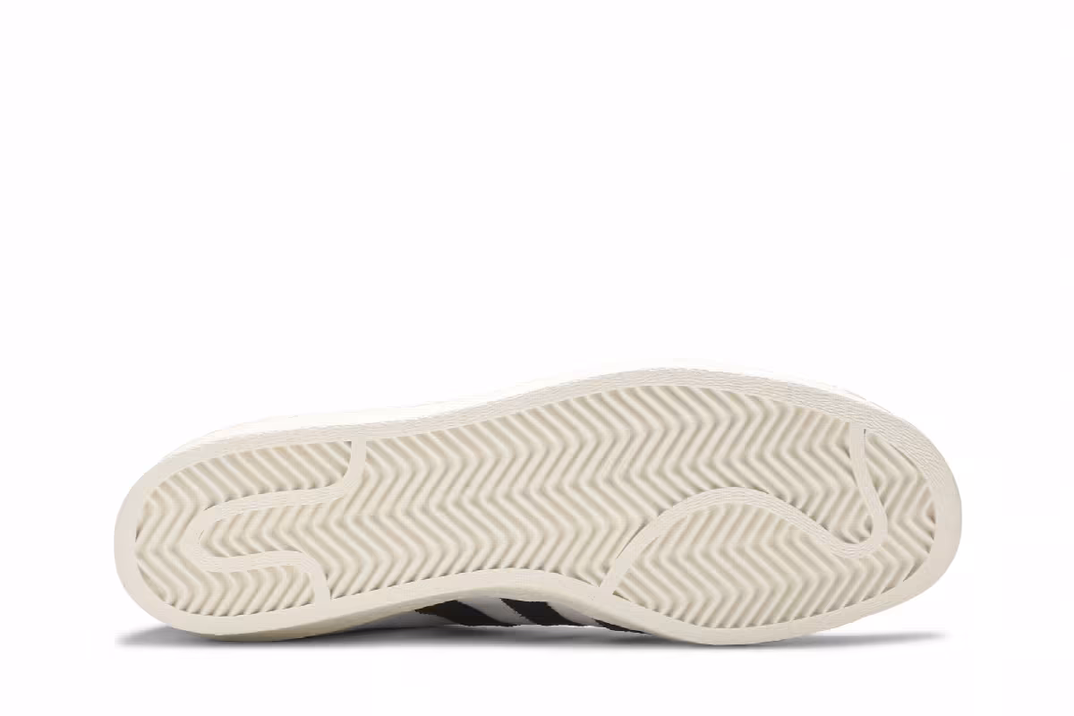 BAPE x adidas Superstar White Black, view 5