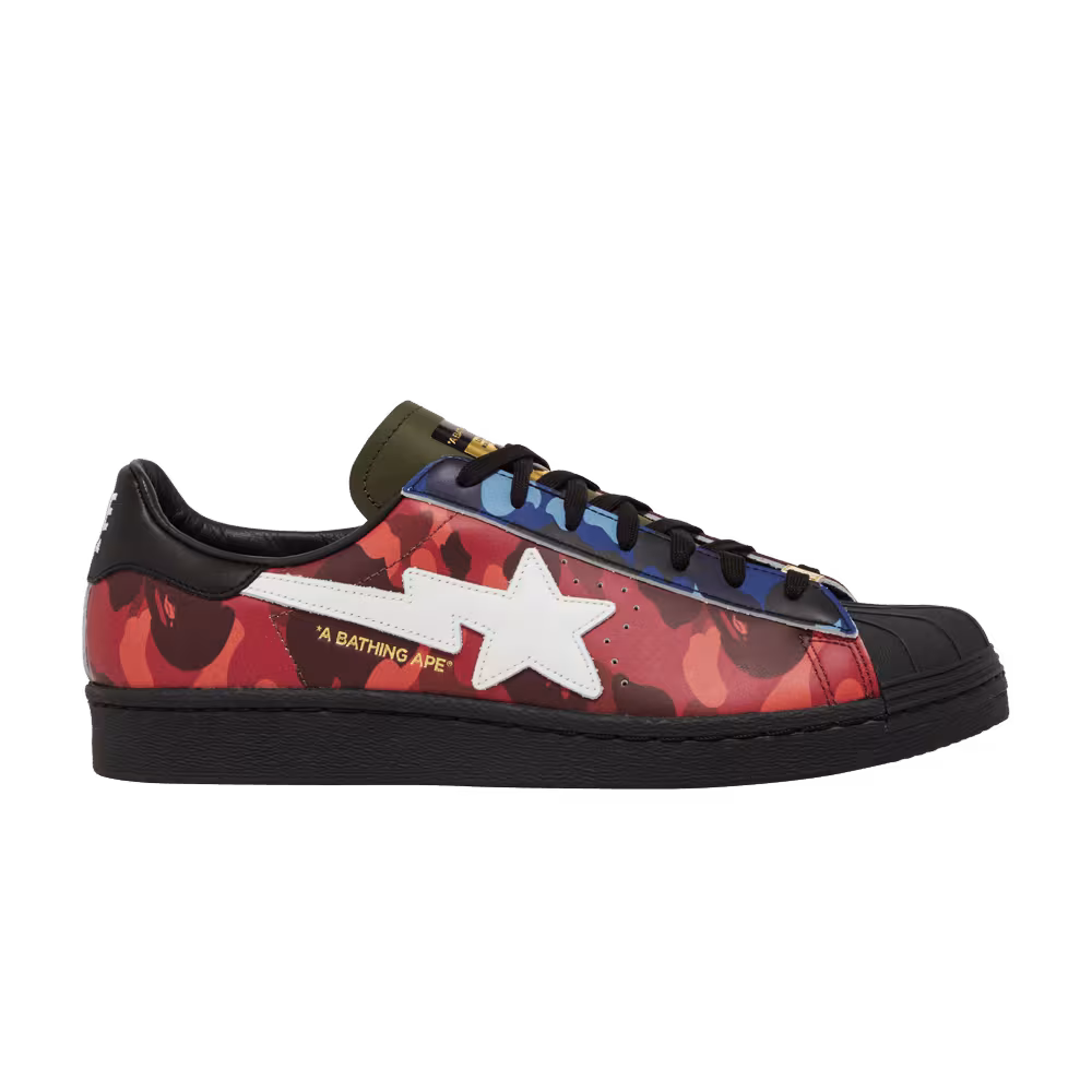 BAPE x adidas Superstar Mixed Camo