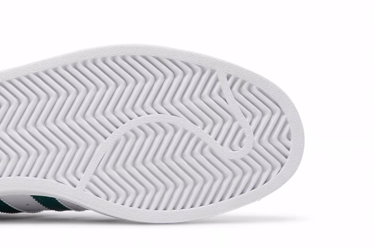 adidas Superstar White Collegiate Green, view 6