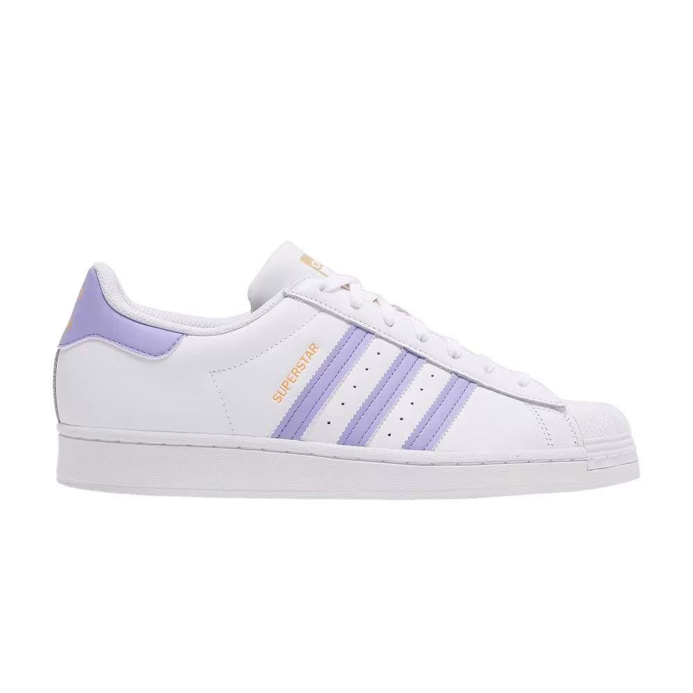 Adidas Superstar White Light Purple
