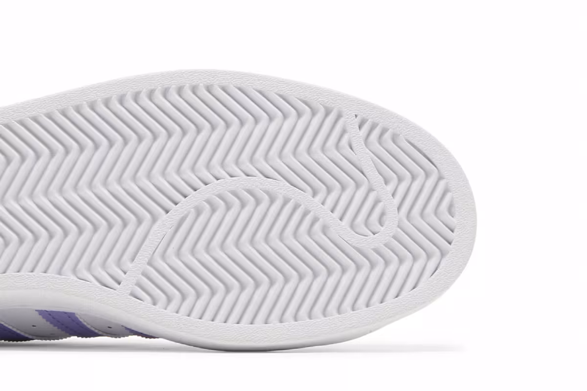 Adidas Superstar White Light Purple, view 6
