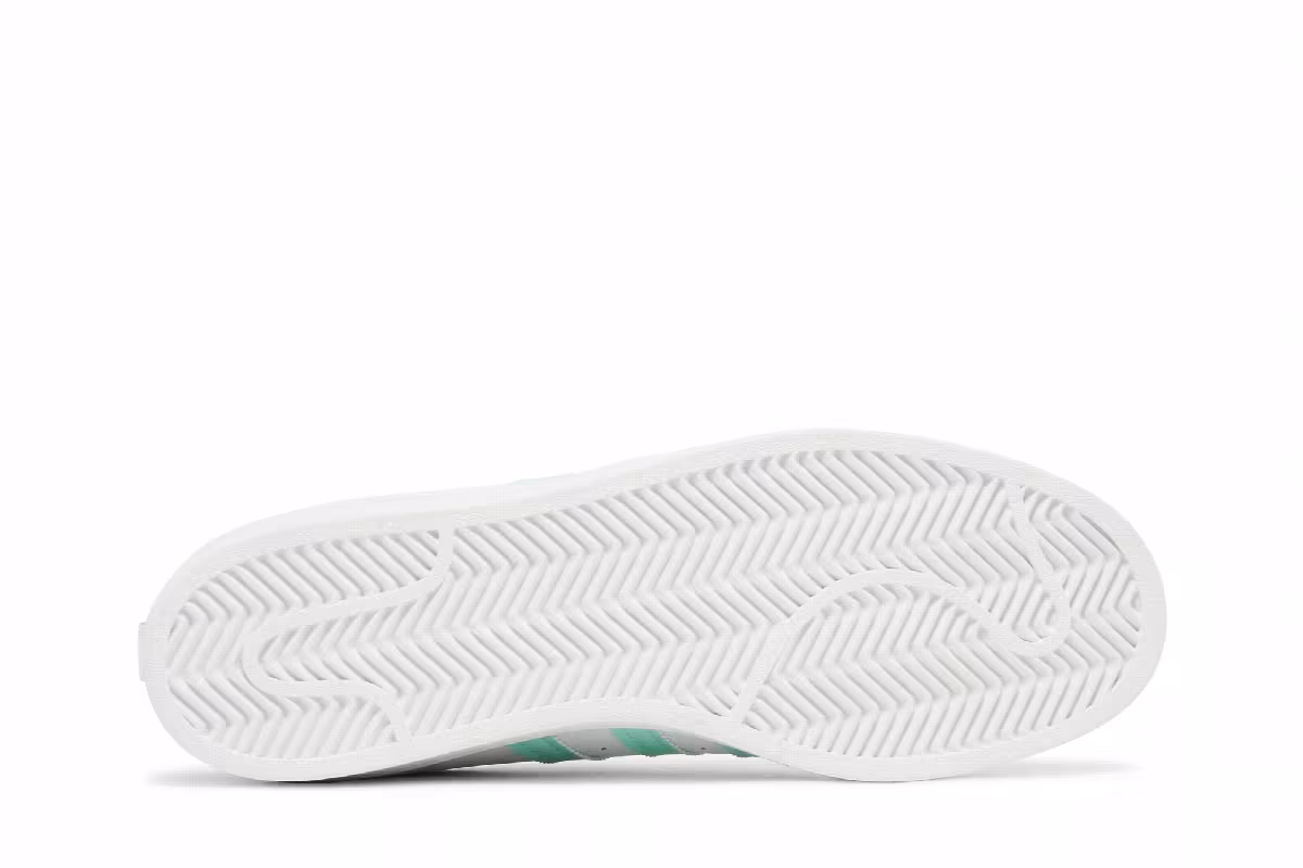 Adidas Superstar White Clear Mint, view 5