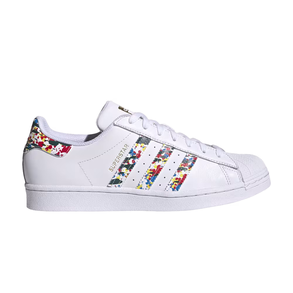 Adidas Superstar White Splatter