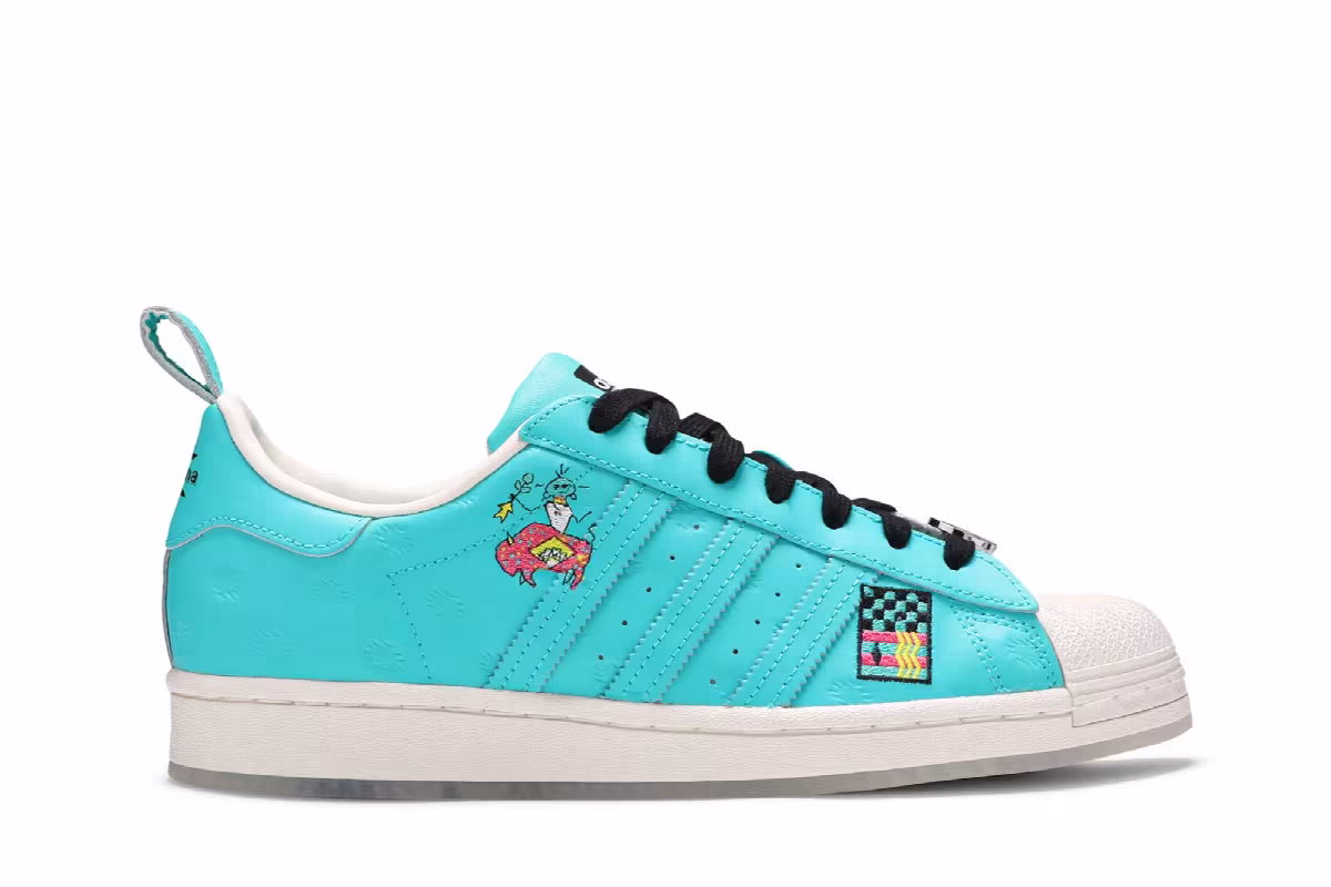 Arizona x adidas Superstar Have an Iced Day - Teal White, view 2