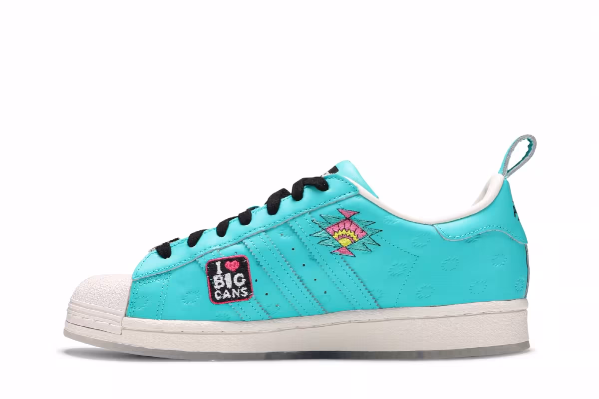 Arizona x adidas Superstar Have an Iced Day - Teal White, view 4