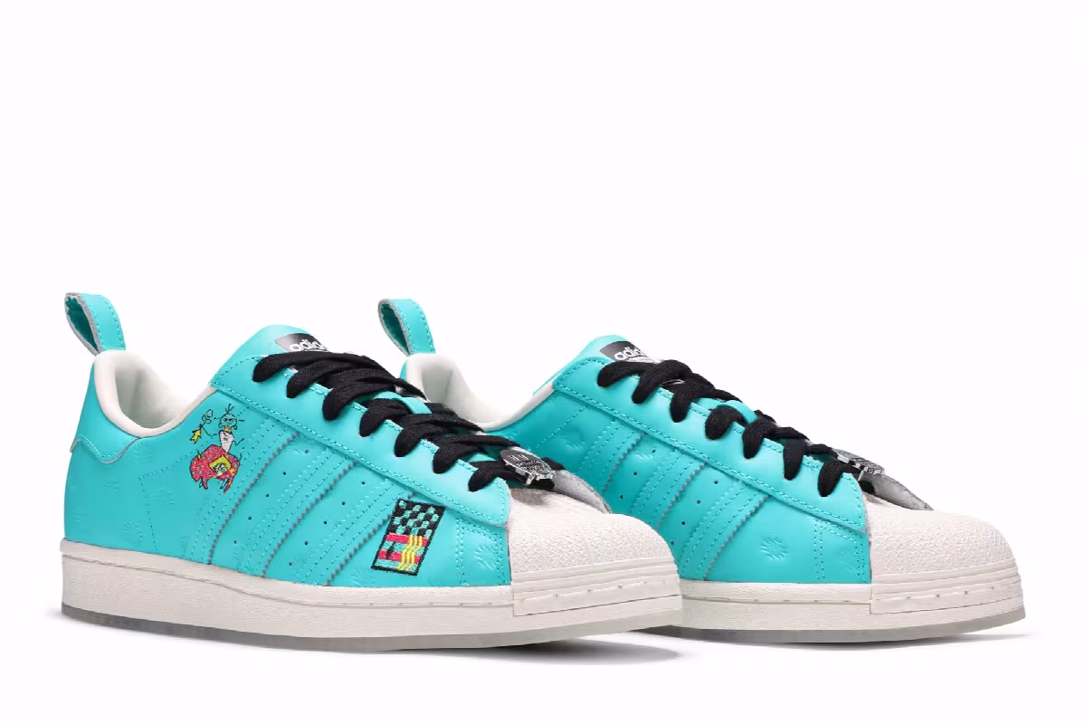 Arizona x adidas Superstar Have an Iced Day - Teal White, view 9