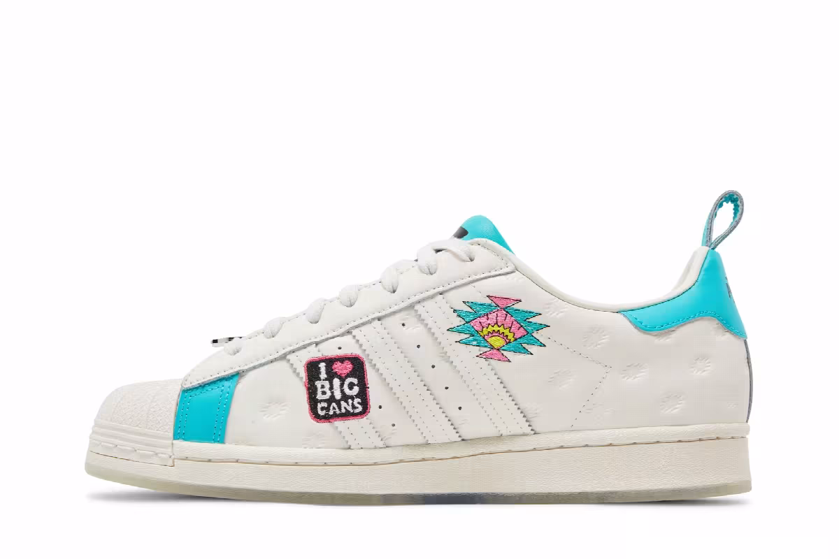 Arizona x adidas Superstar Have an Iced Day - Teal Yellow, view 4