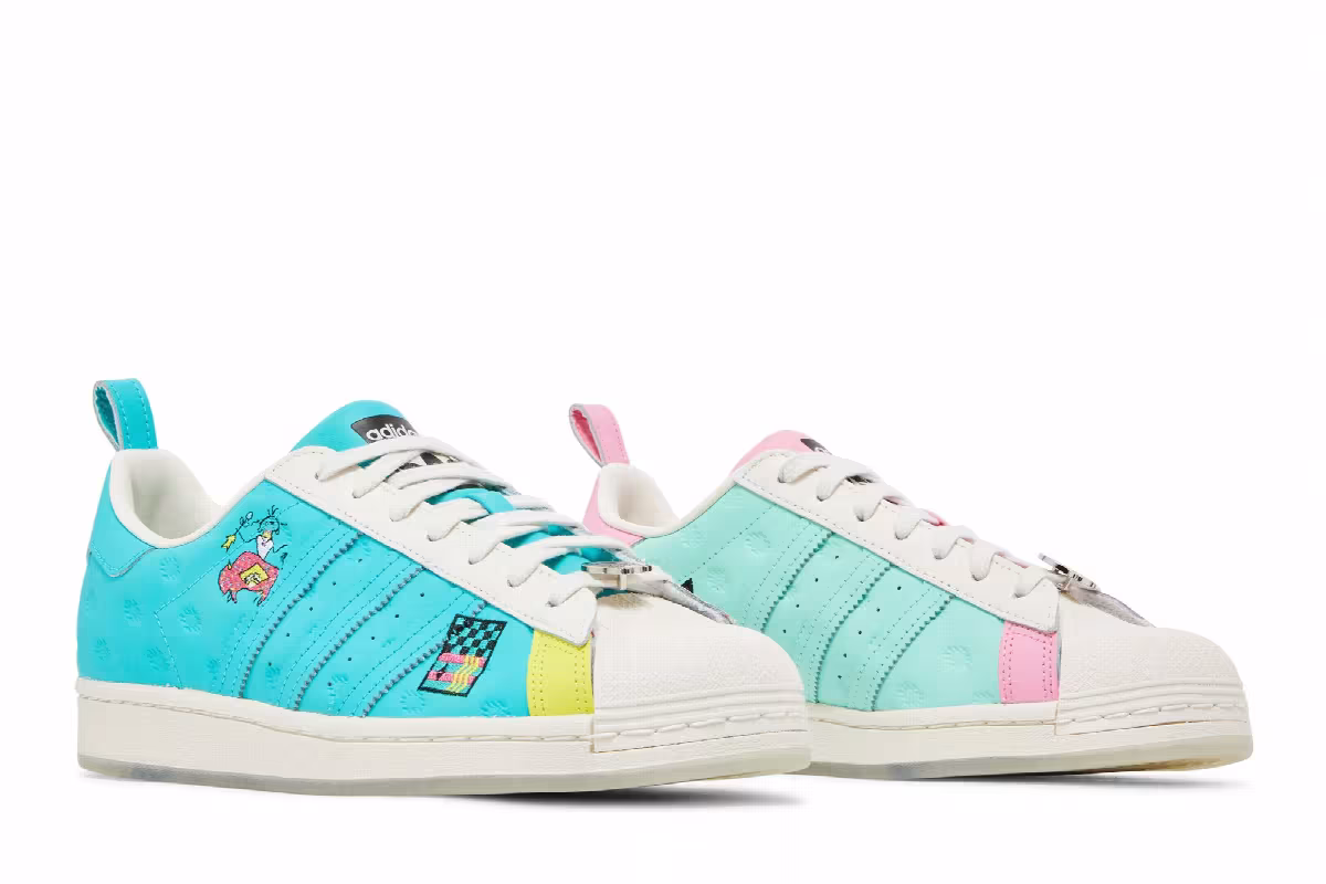 Arizona x adidas Superstar Have an Iced Day - Teal Yellow, view 9