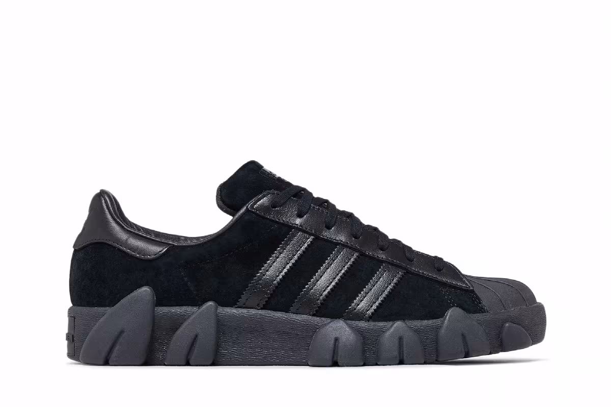 Angel Chen x adidas Superstar 80s Core Black, view 2