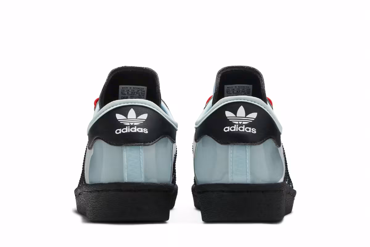 Blondey McCoy x adidas Superstar Ice Blue Black, view 7