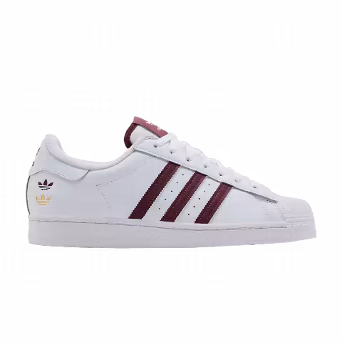 adidas Superstar 'White Quiet Crimson'