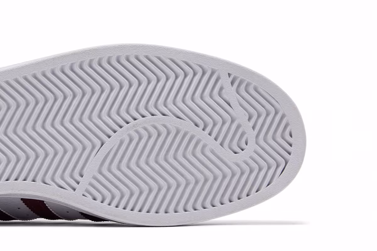 adidas Superstar White Quiet Crimson, view 6