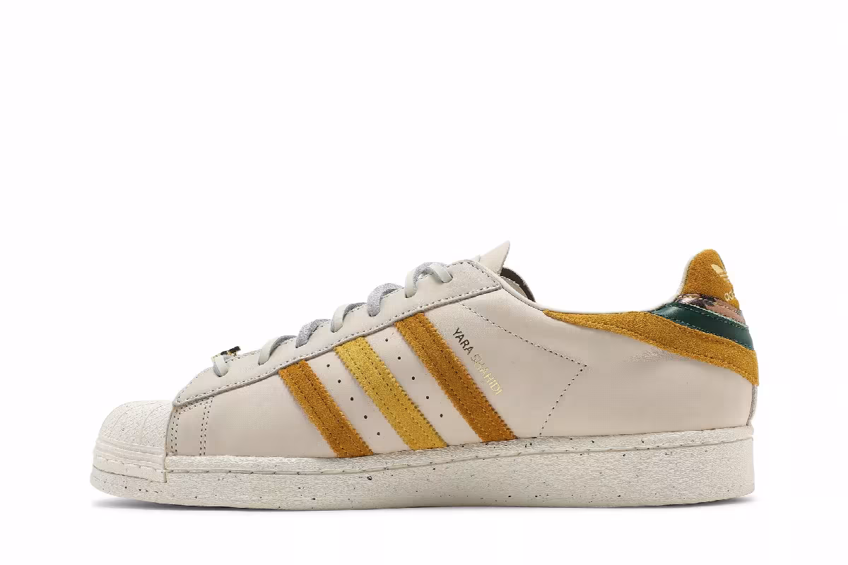 Yara Shahidi x adidas Superstar Cream Legacy Gold, view 4