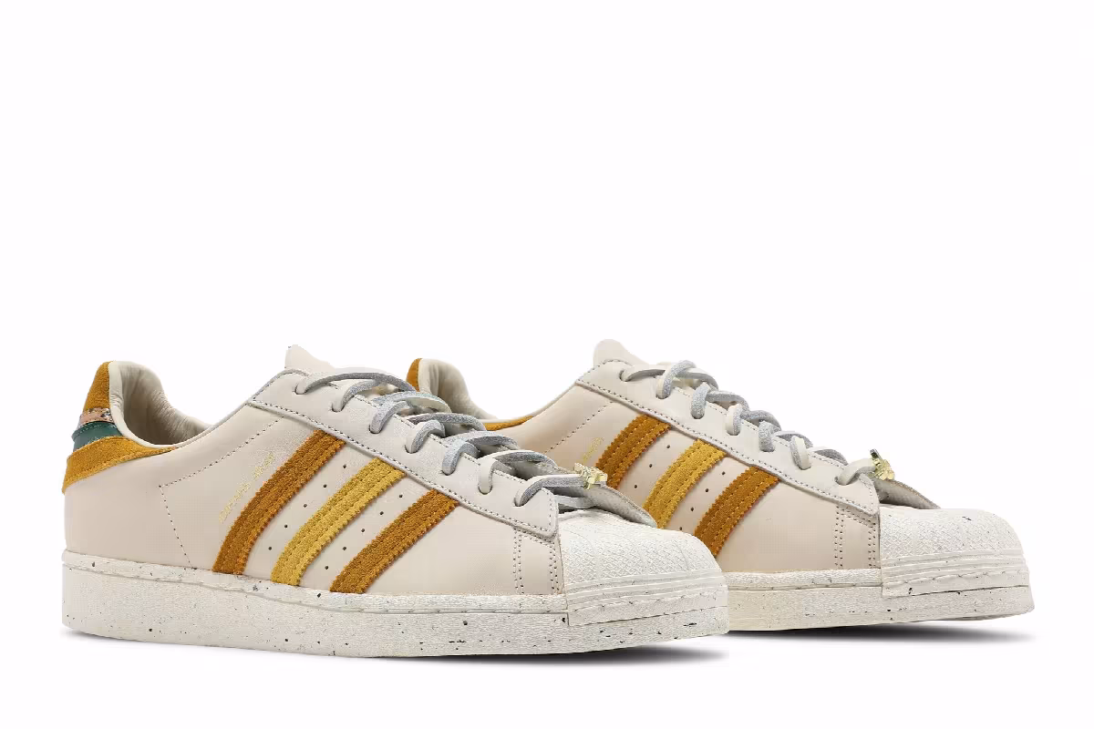 Yara Shahidi x adidas Superstar Cream Legacy Gold, view 9