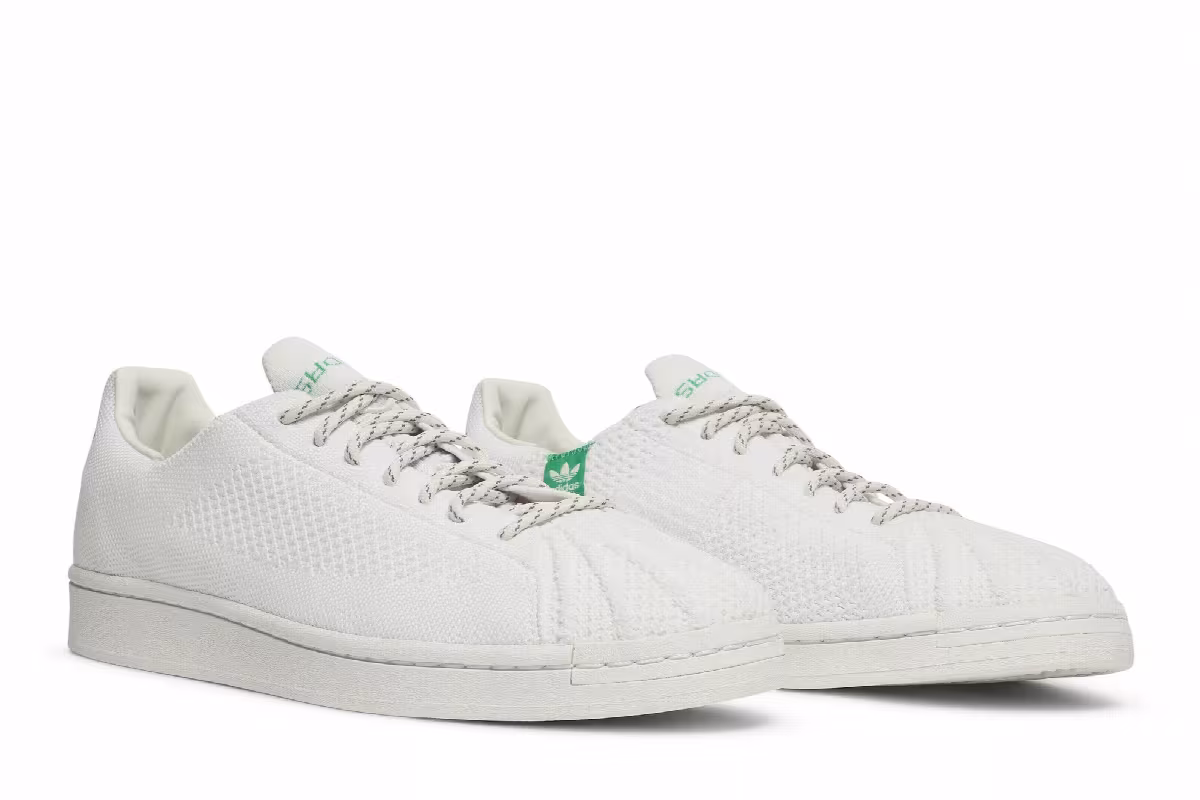 Pharrell x adidas Superstar Primeknit White, view 9