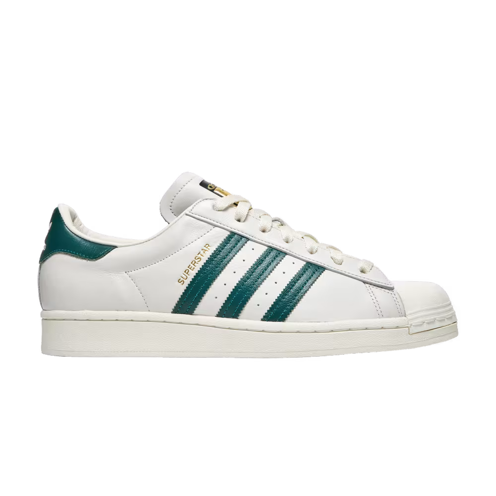 Adidas Superstar Off White Collegiate Green