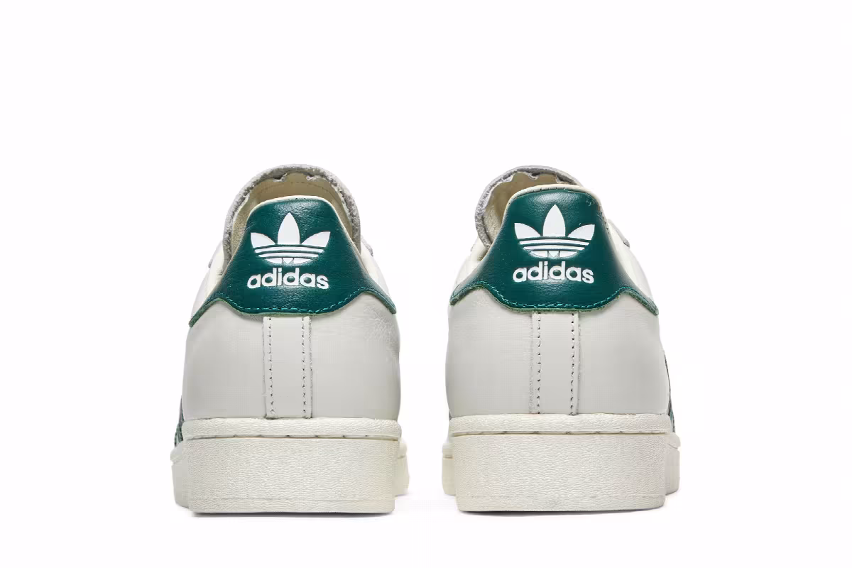 Adidas Superstar Off White Collegiate Green, view 7