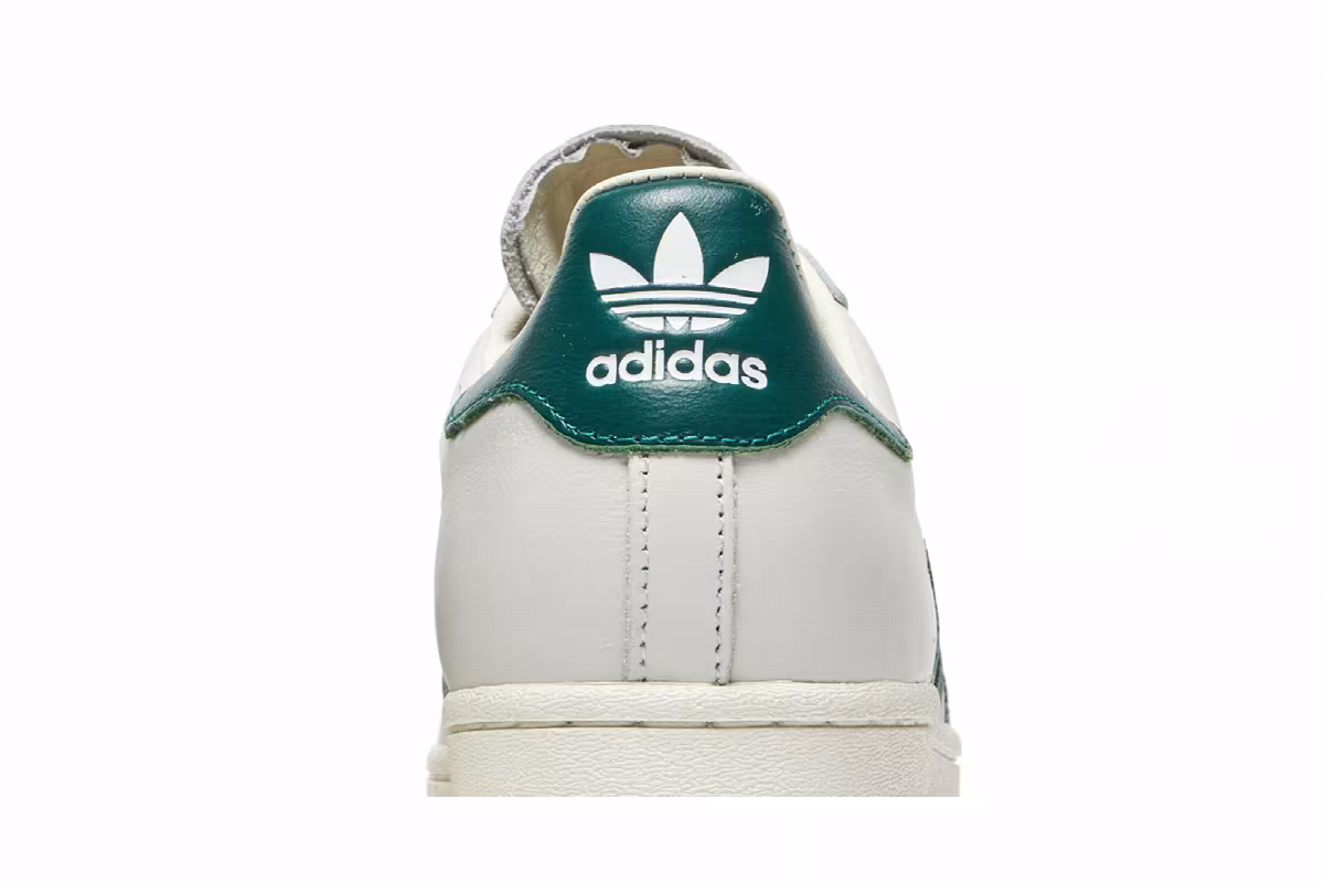 Adidas Superstar Off White Collegiate Green, view 8