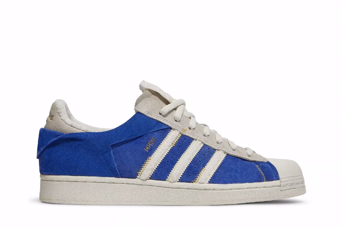 Henry Ruggs III x adidas Superstar WS2 Bold Blue, view 2