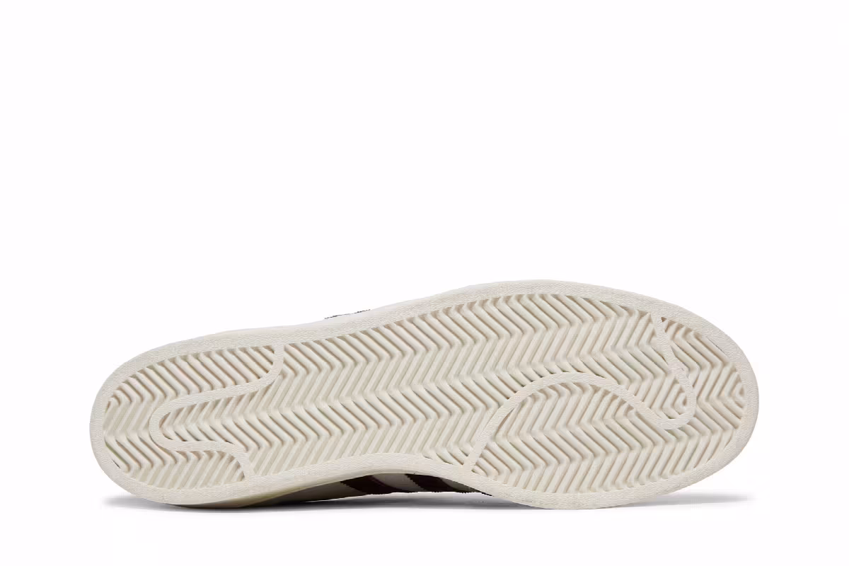 Adidas Superstar Off White Maroon, view 5
