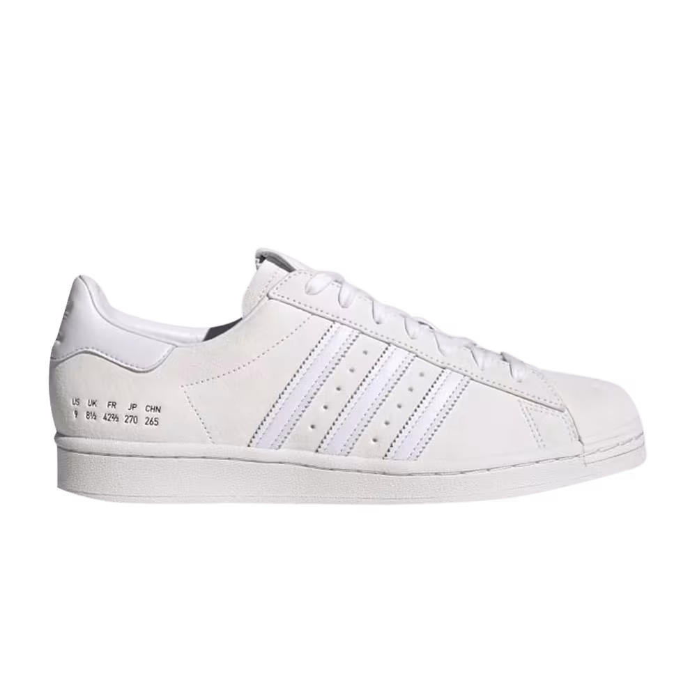 Adidas Superstar Size Tag - Off White
