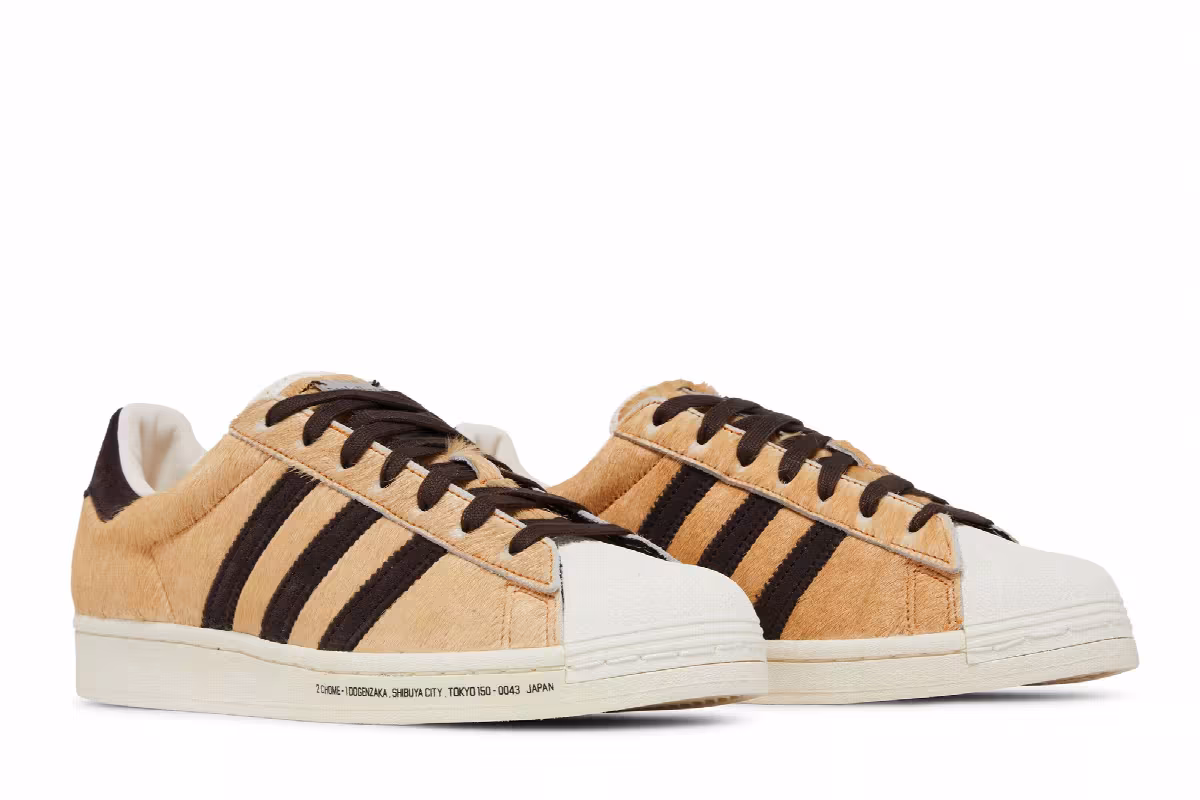 atmos x adidas Superstar Hachiko, view 9