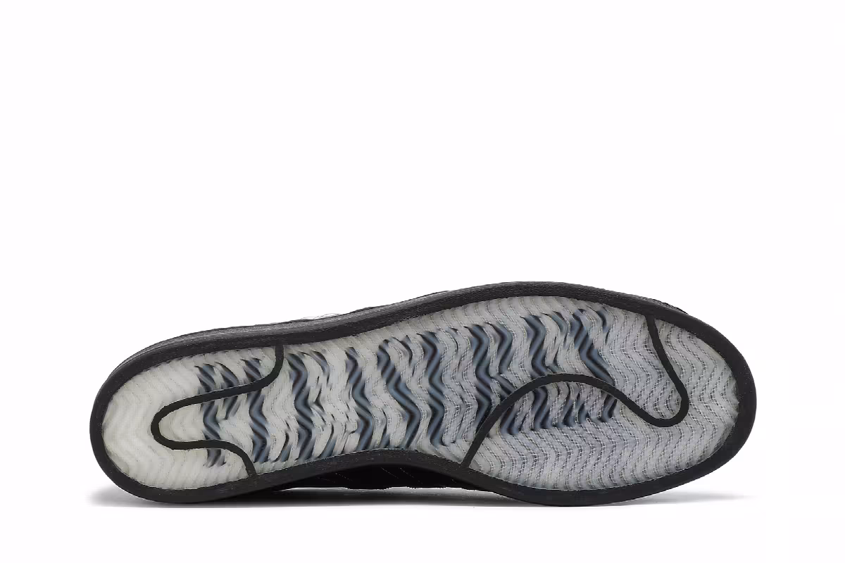 Pleasures x adidas Superstar Black, view 5