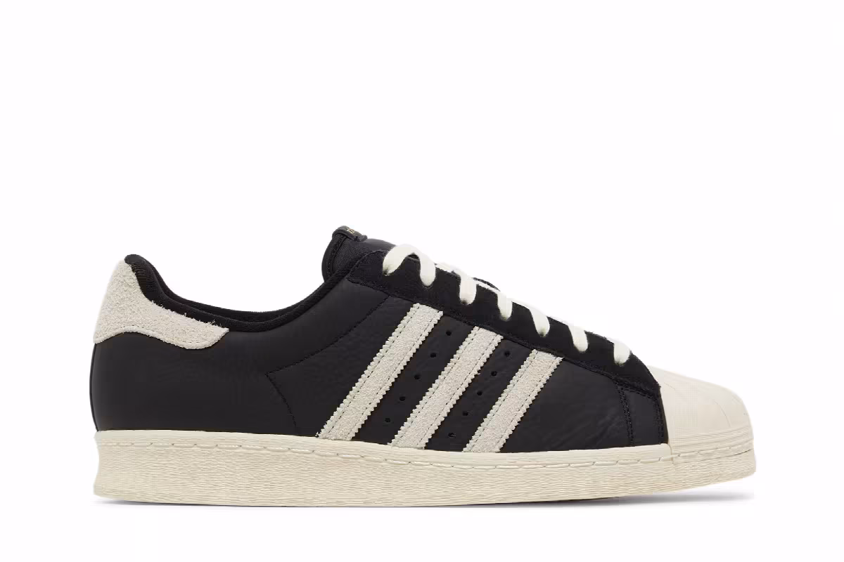 adidas Superstar 82 Black Cream White, view 2
