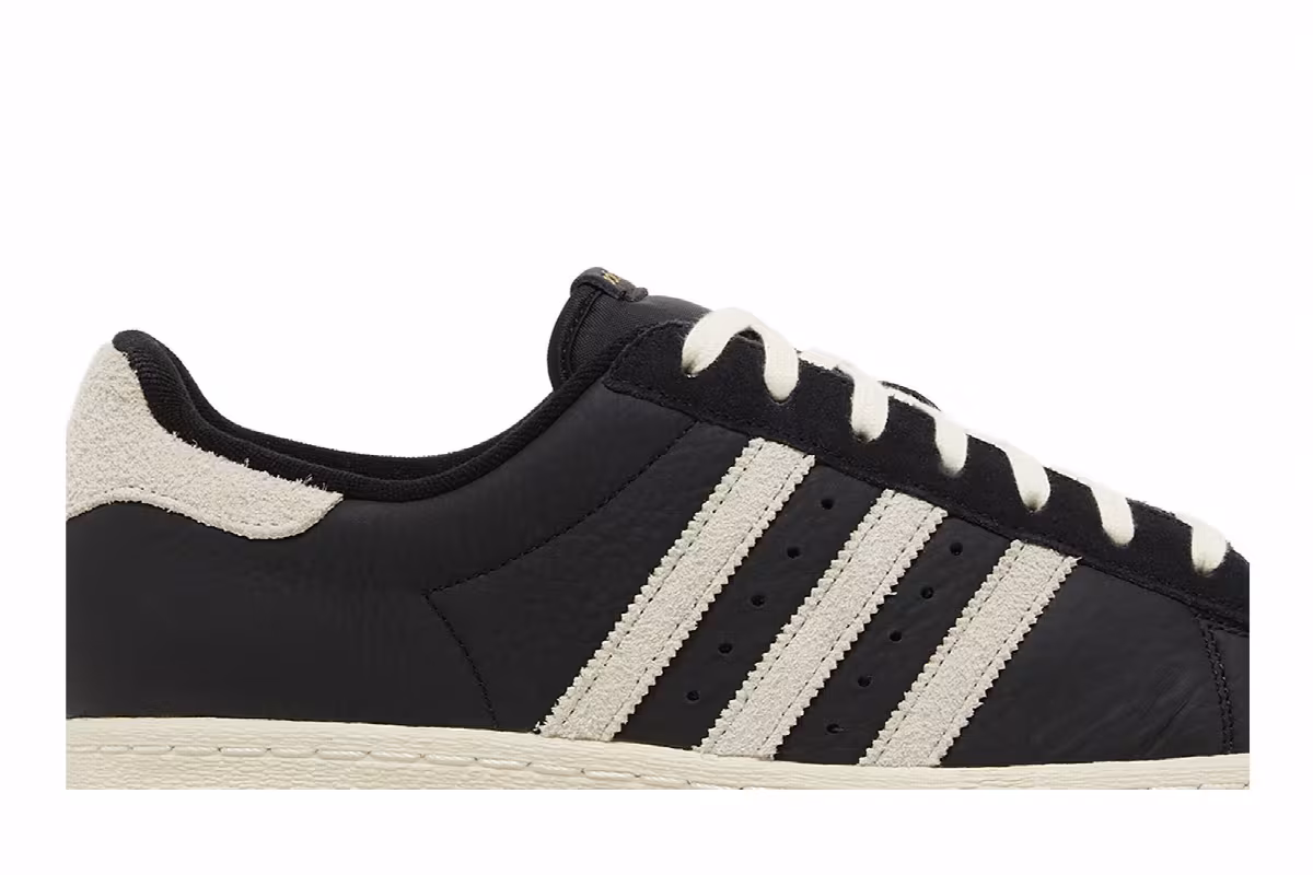 adidas Superstar 82 Black Cream White, view 3
